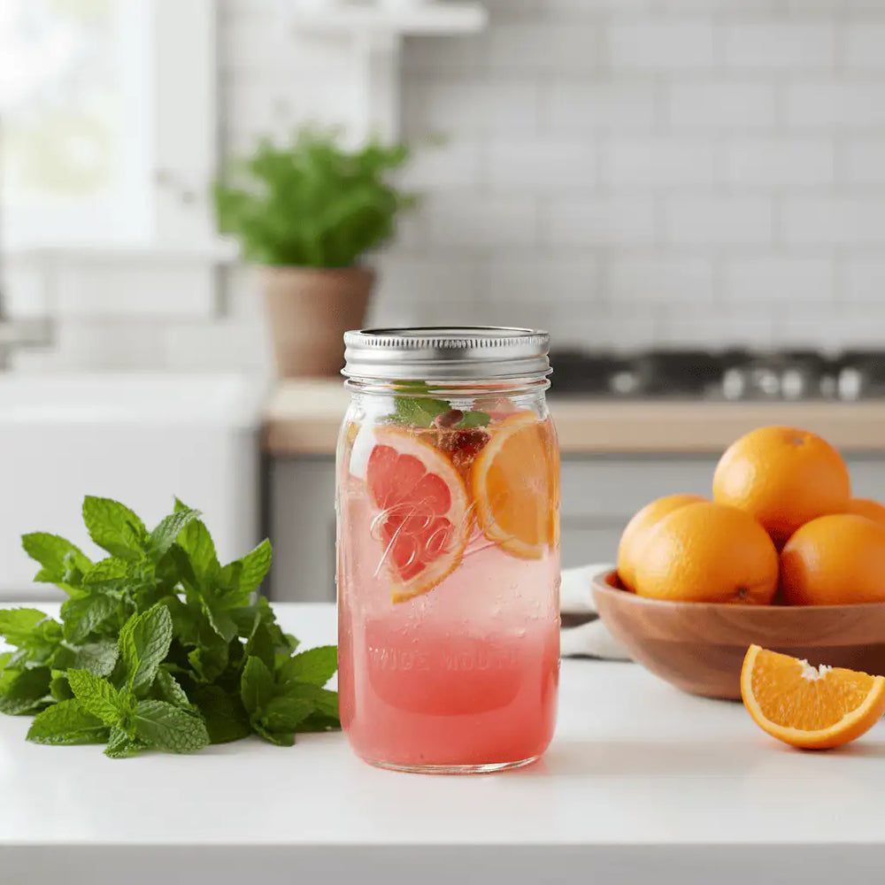 Original Ball Mason Jar für übersichtliche Vorratshaltung im Glas