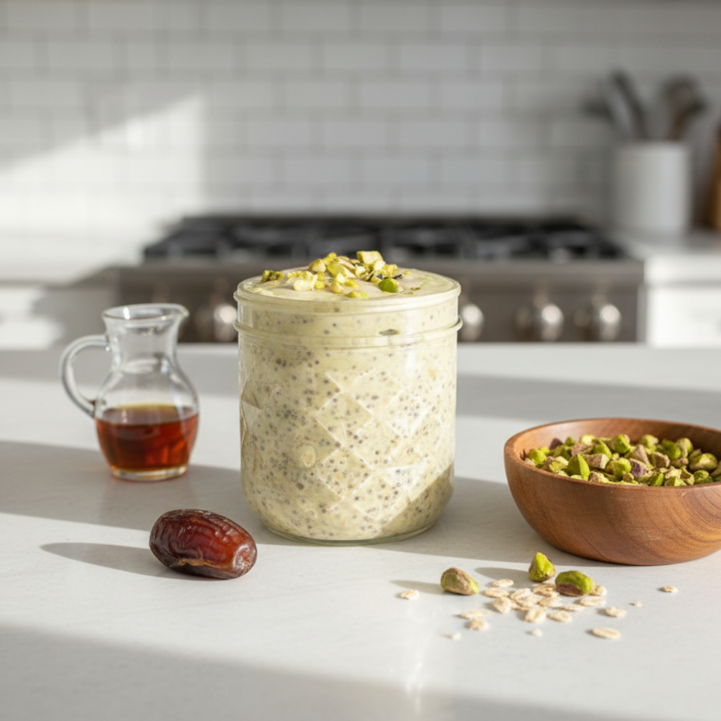 Pistazien-Overnight-Oats