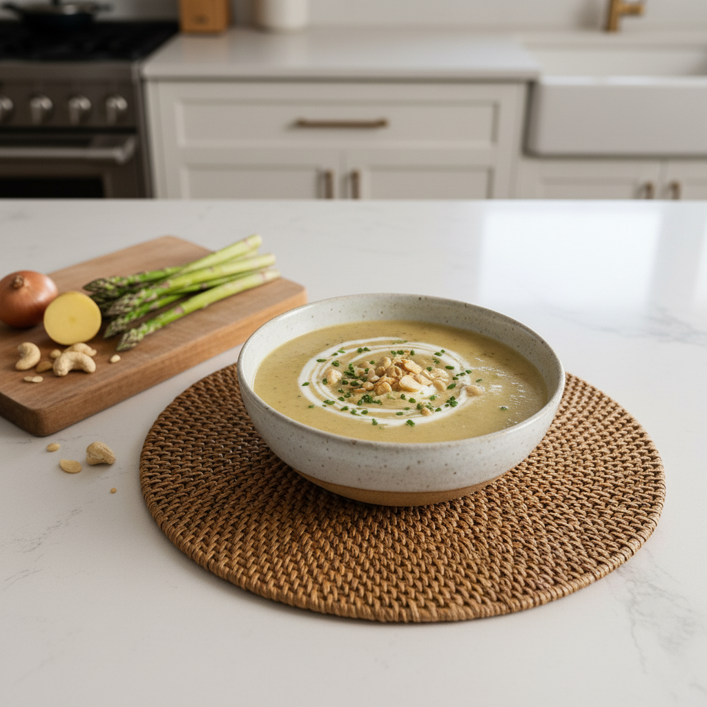 Spargel-Cremesuppe