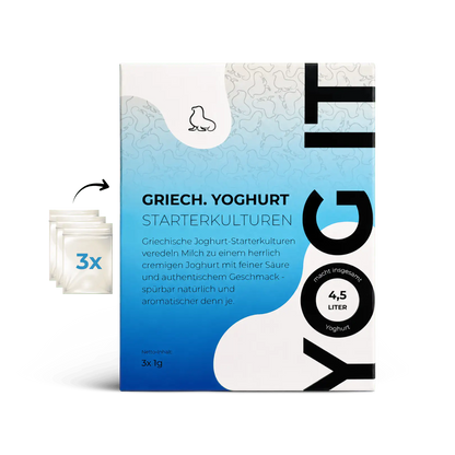 Yog it! starter cultures Greek yogurt