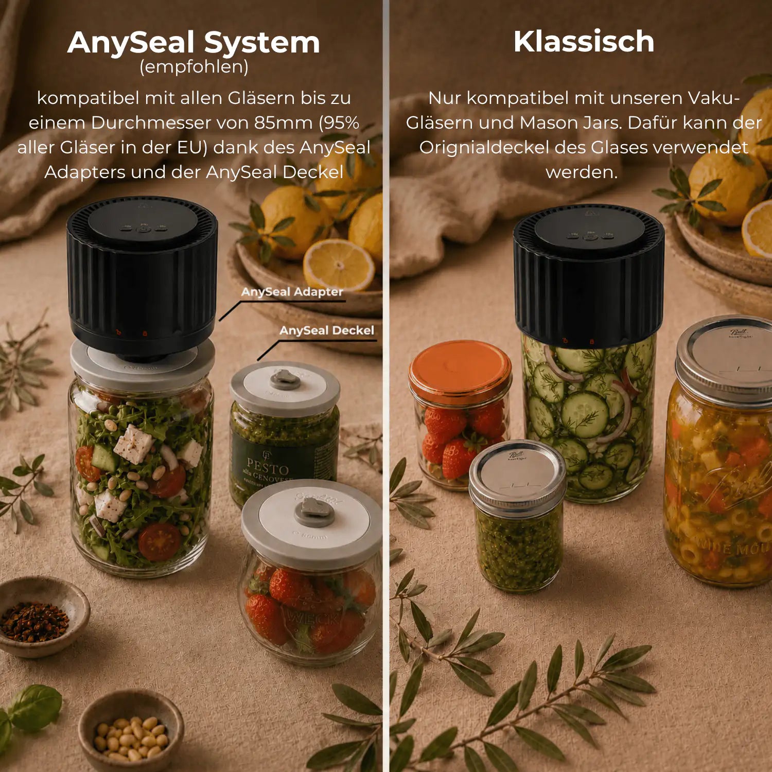 EcoSeal Pro – Einmachglas-Vakuumierer