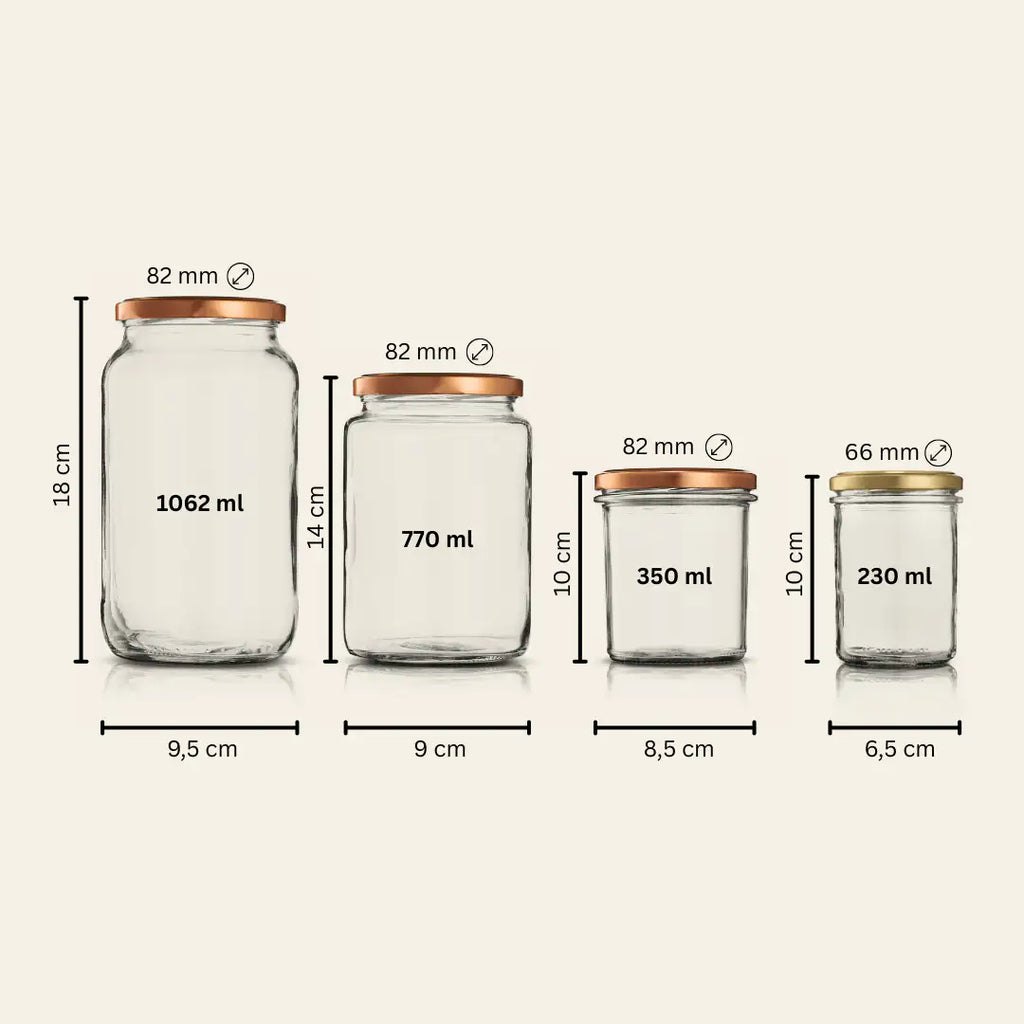 Vaku-Glas - 3er Set