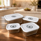 AnySeal-Box - Vakuumierbare Vorratsboxen aus Glas