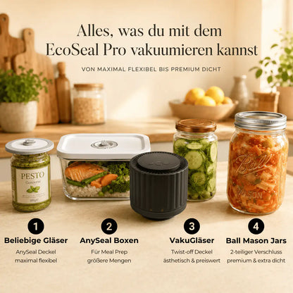 EcoSeal Pro – Einmachglas-Vakuumierer