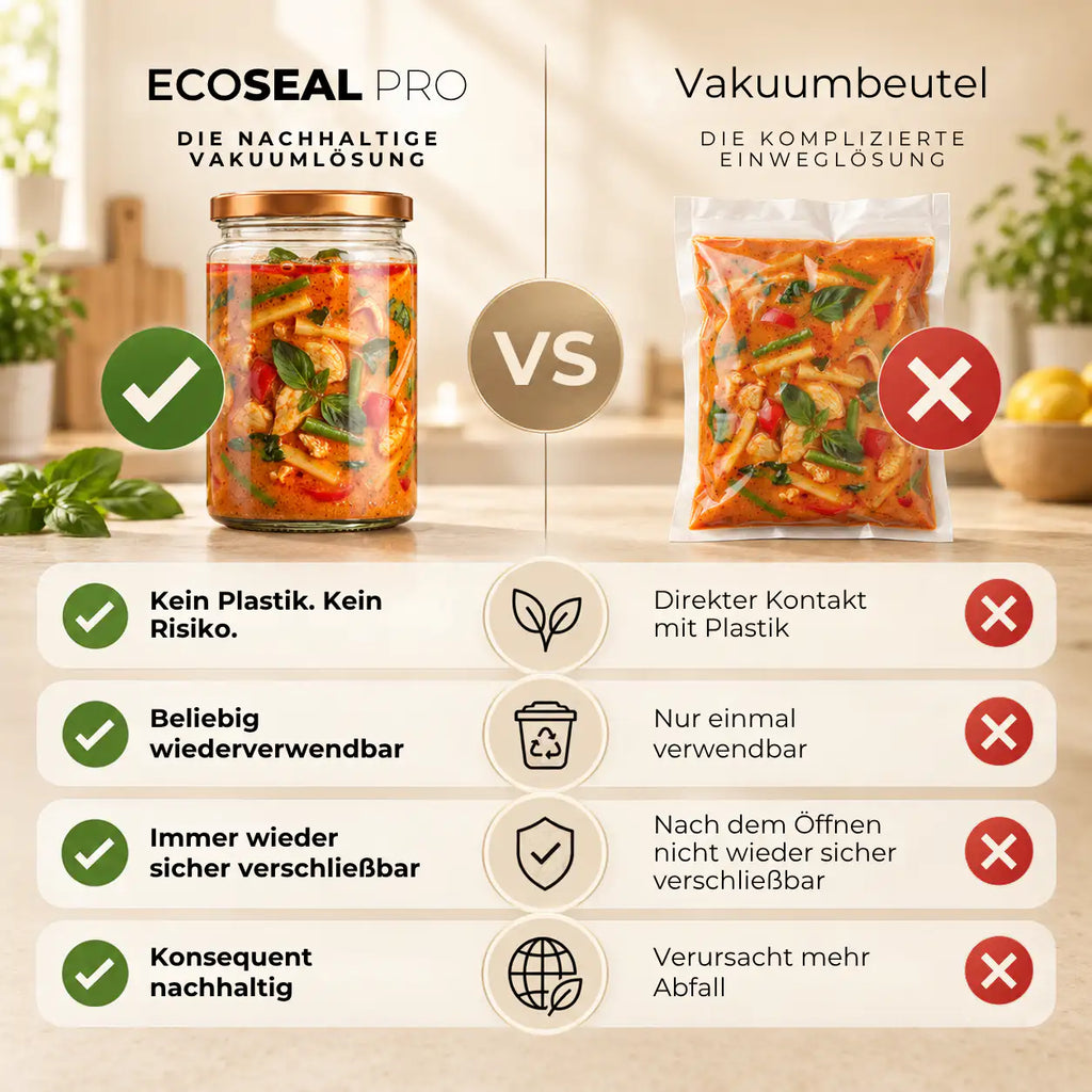 EcoSeal Pro – Einmachglas-Vakuumierer