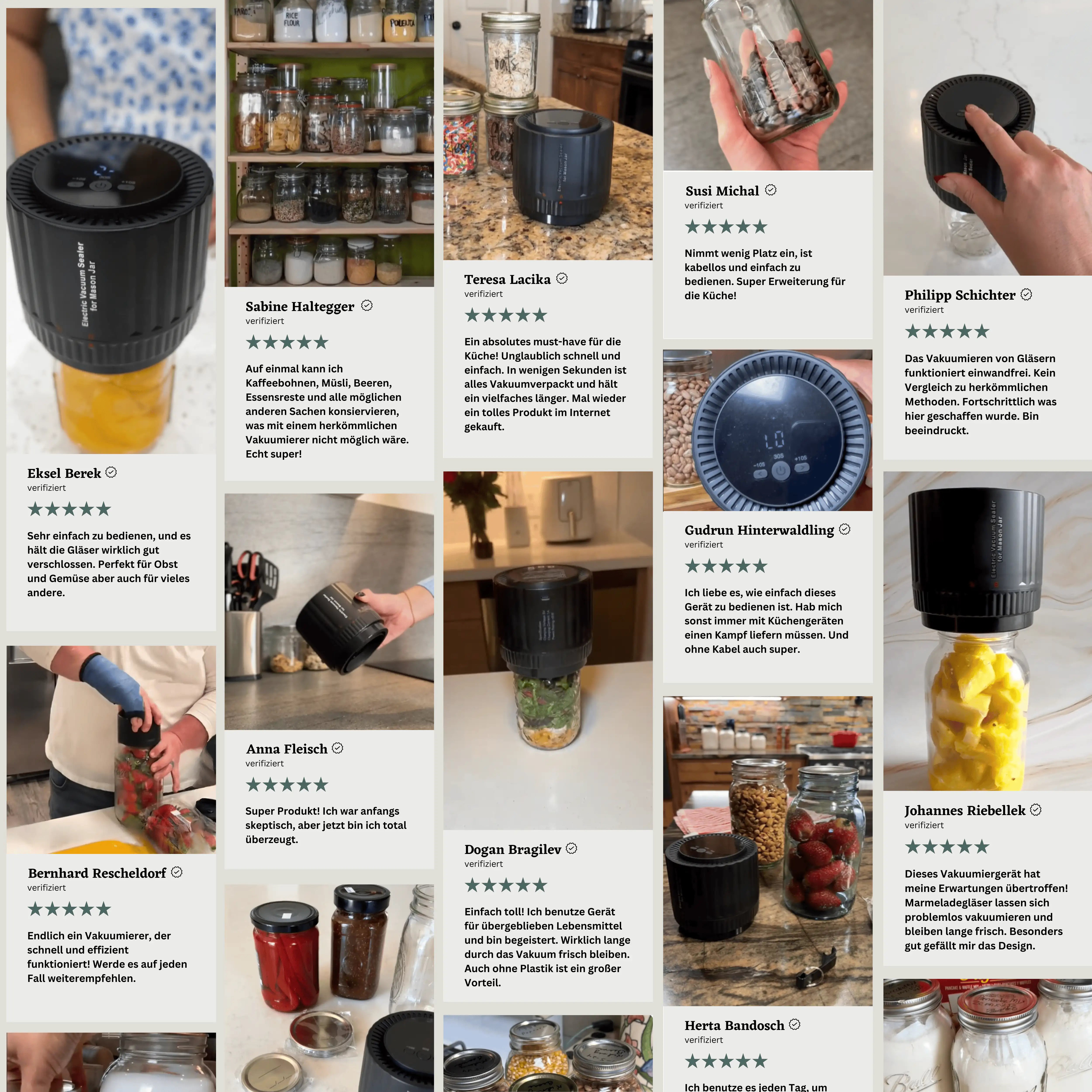 Collage aus Community-Bewertungen