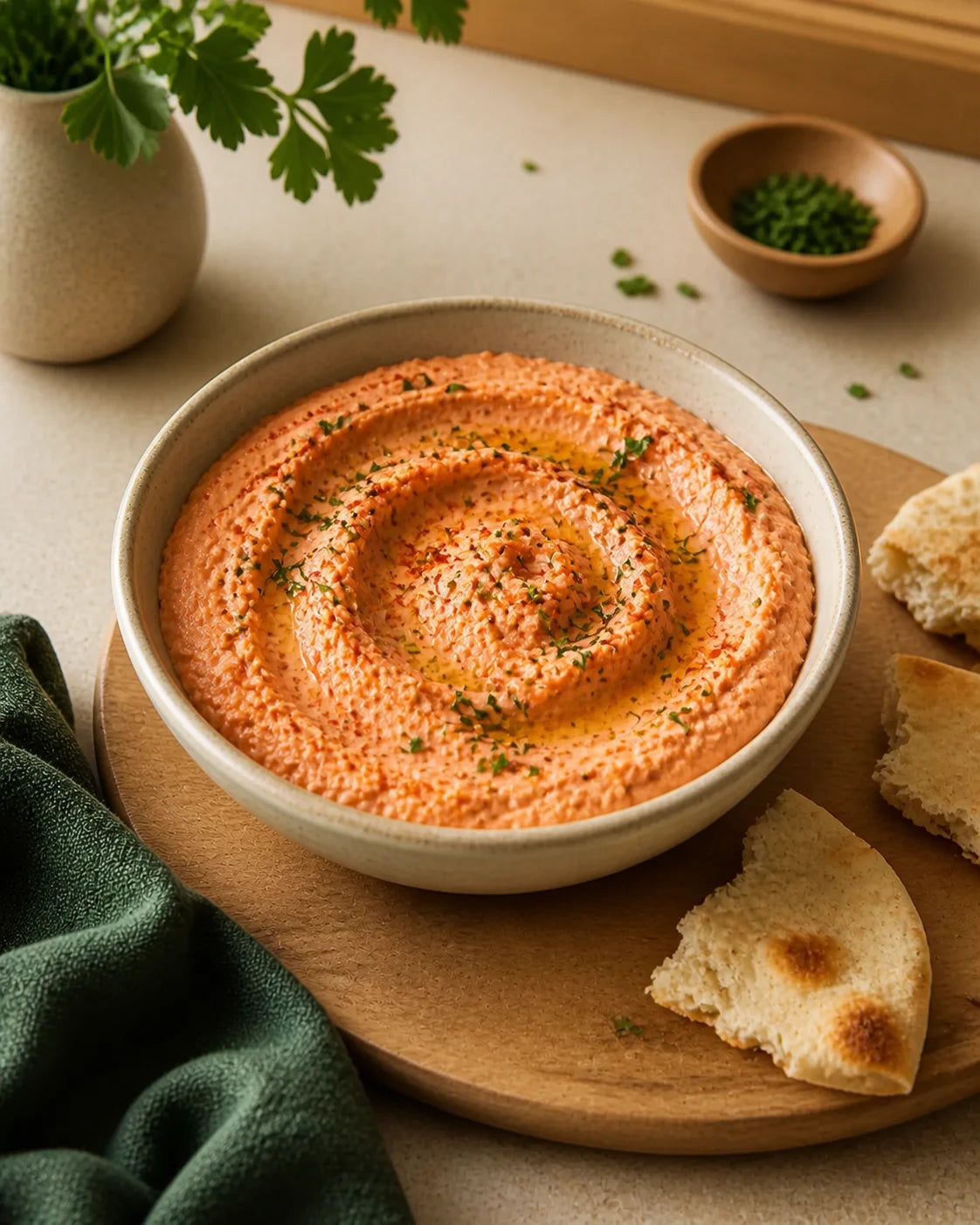 Paprika-Feta-Creme.