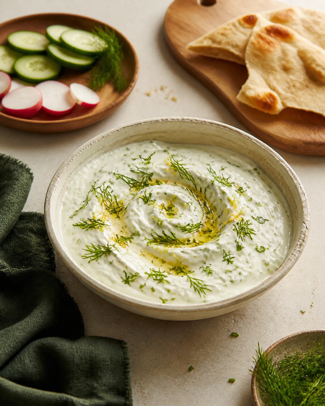 Zitronen-Kräuter-Dip.