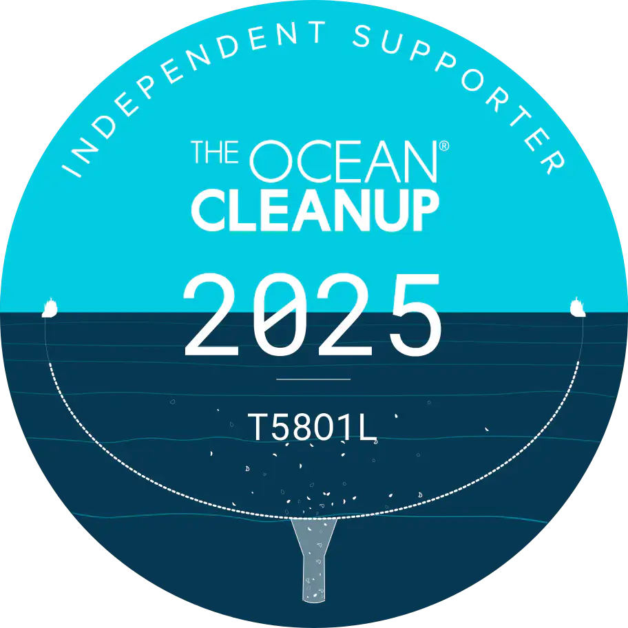 The Ocean Cleanup Independent Supporter 2025 Badge - Seal it!